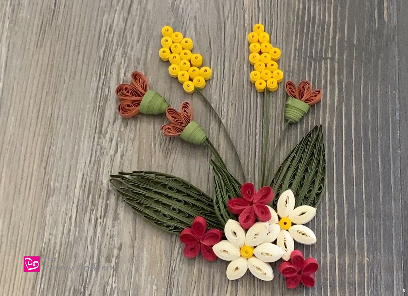 Paper Flower Quilling for Kids